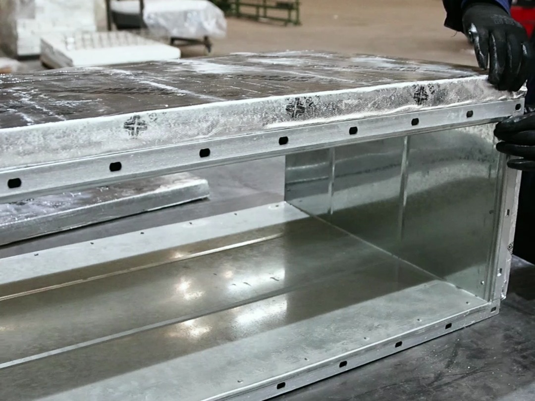 防排烟风管耐火纤维(陶瓷棉)板包覆 船舶风管的A1级防火材料选择